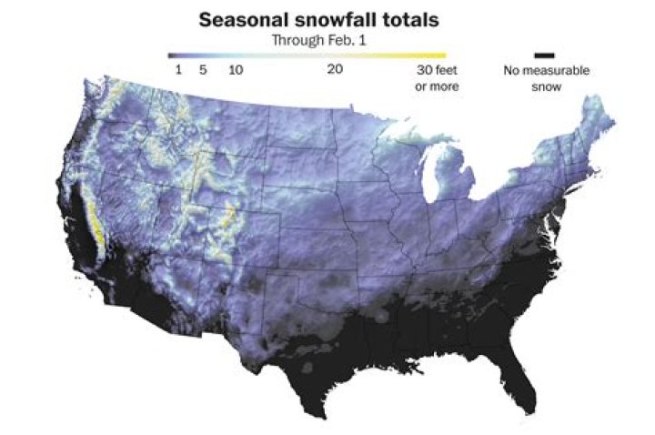 describe how the amount of snowfall can be measured