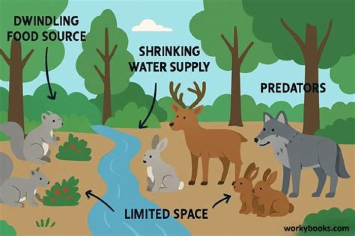 how can food and water limit population growth