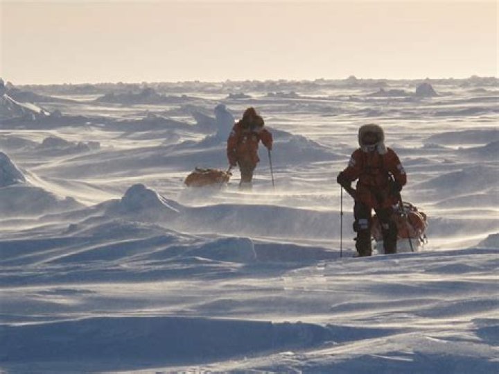 how cold is it in the north pole now