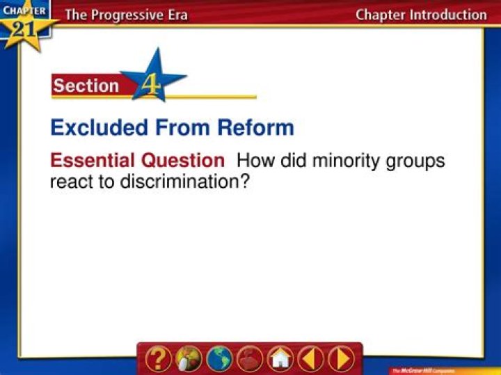 how did minority groups react to discrimination