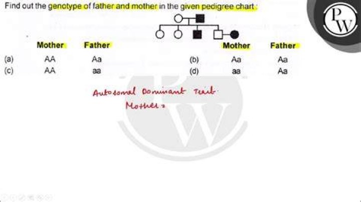 how to find genotypes of parents given offspring