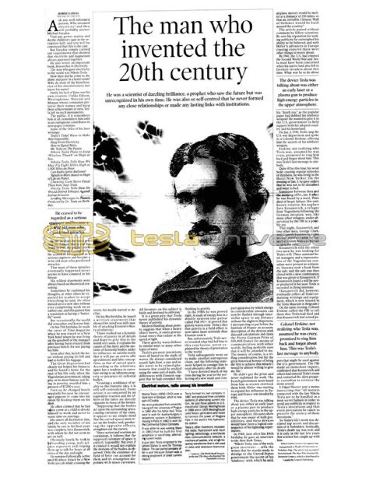 the man who invented the 20th century
