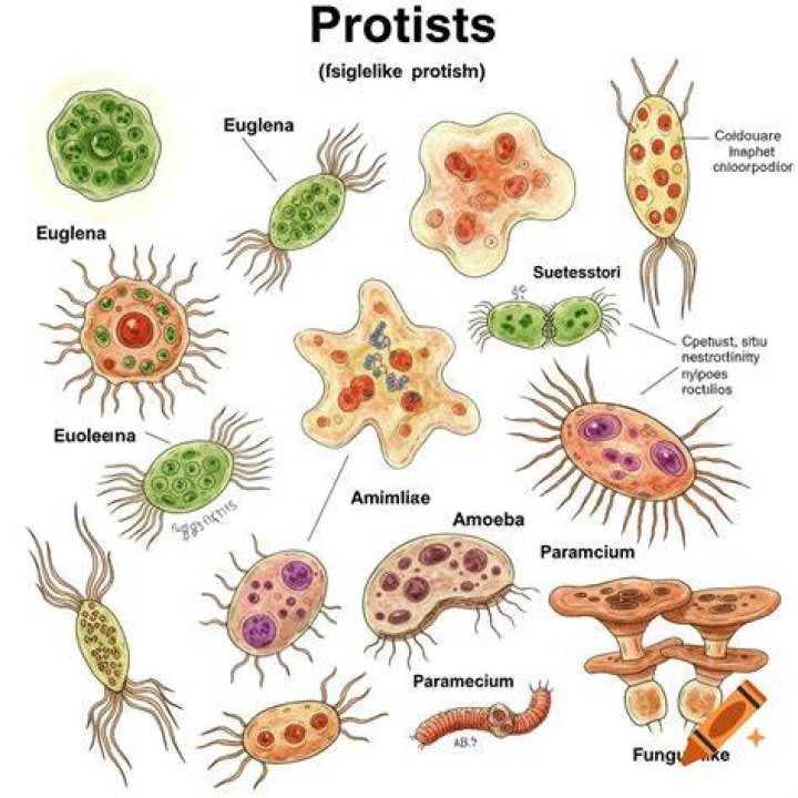 what are three types of protists
