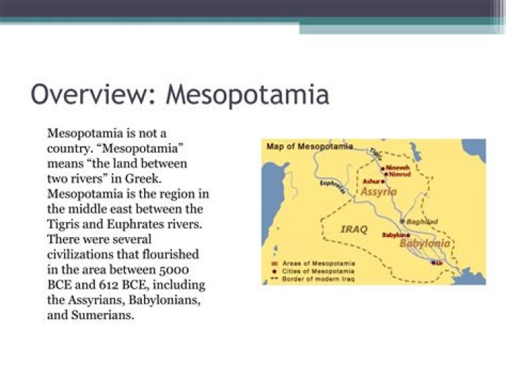 what does mesopotamia mean in english