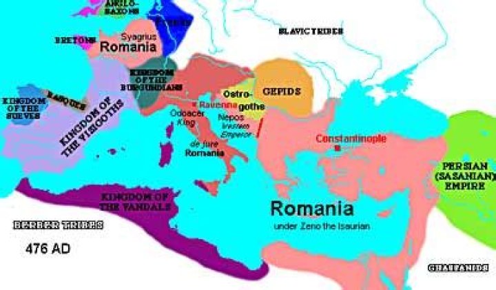 what happened to western europe after the fall of the roman empire
