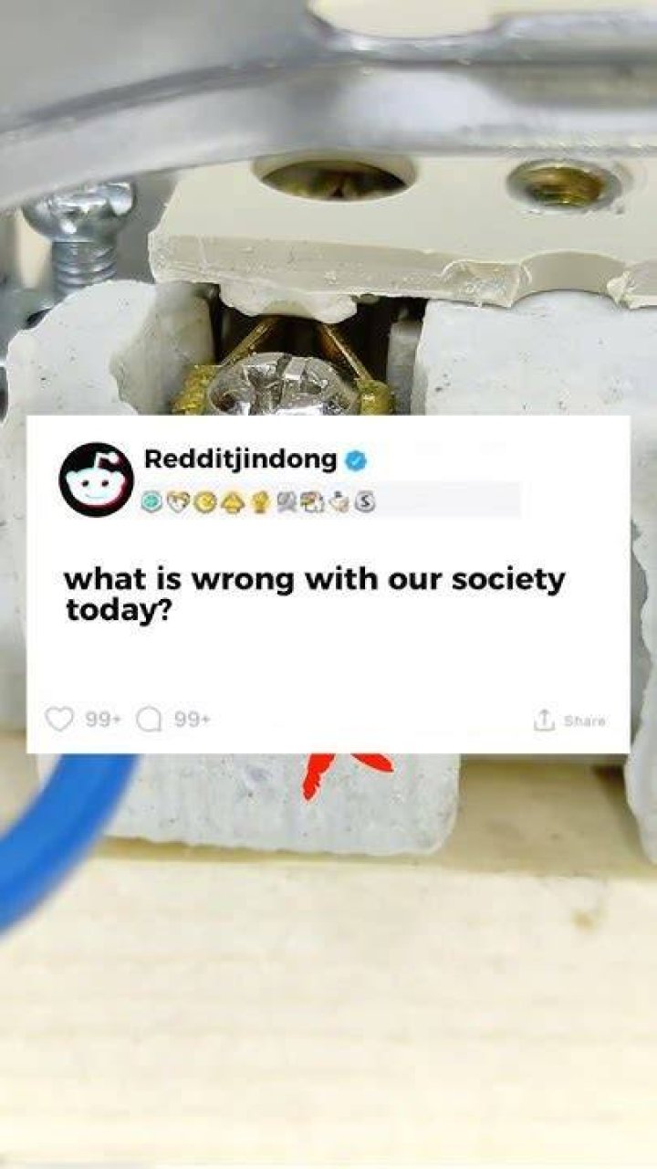 what is wrong with our society today