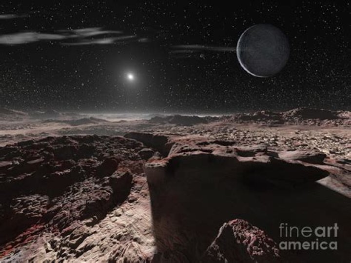 what would the sun look like from pluto