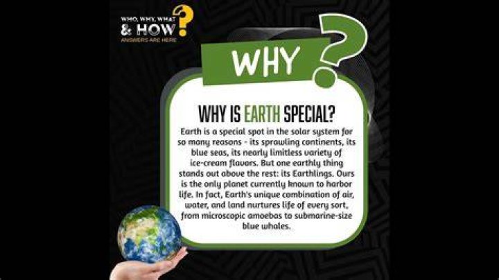 why is earth special - Lisbd-net.com